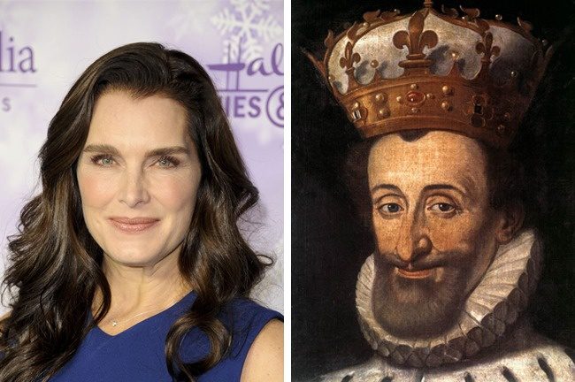 Brooke Shields és IV. Henrik francia király