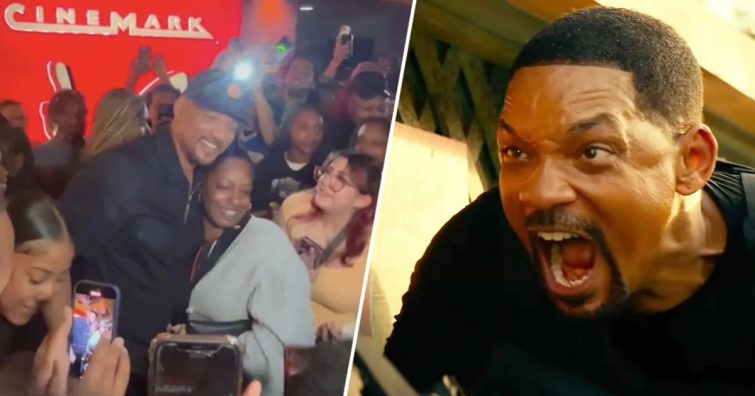 Will Smith beosont az új Bad Boys film vetítésére, óriási meglepetés lett belőle (Videó!)