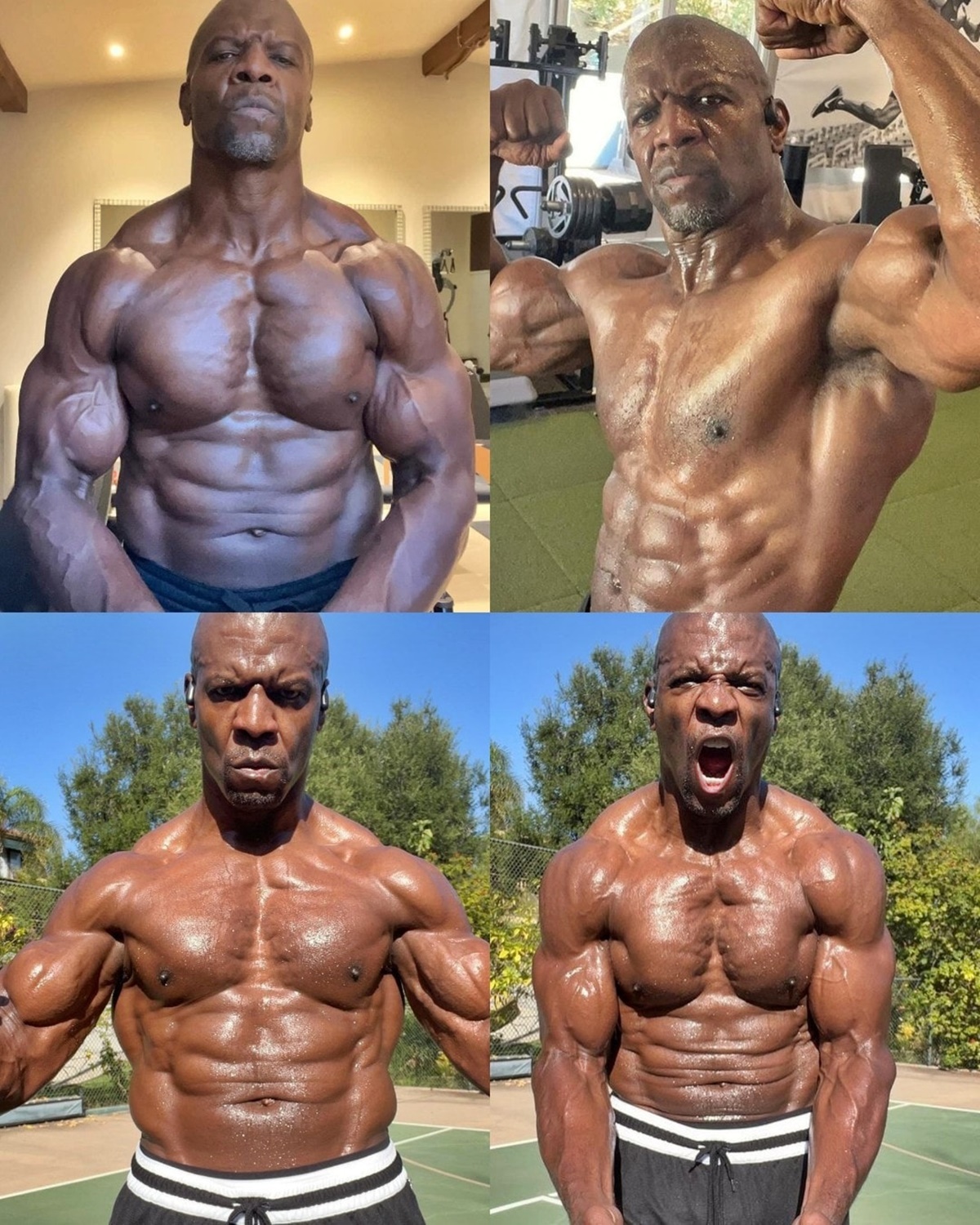 Emlékeztek Terry Crews-ra a Feketék fehéren című filmből? Friss fotóin, 56 évesen is egy igazi izomkolosszus