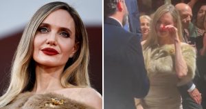 Angelina Jolie elsírta magát, miután 8 perces álló ováció fogadta új filmjét Velencében – Videó!