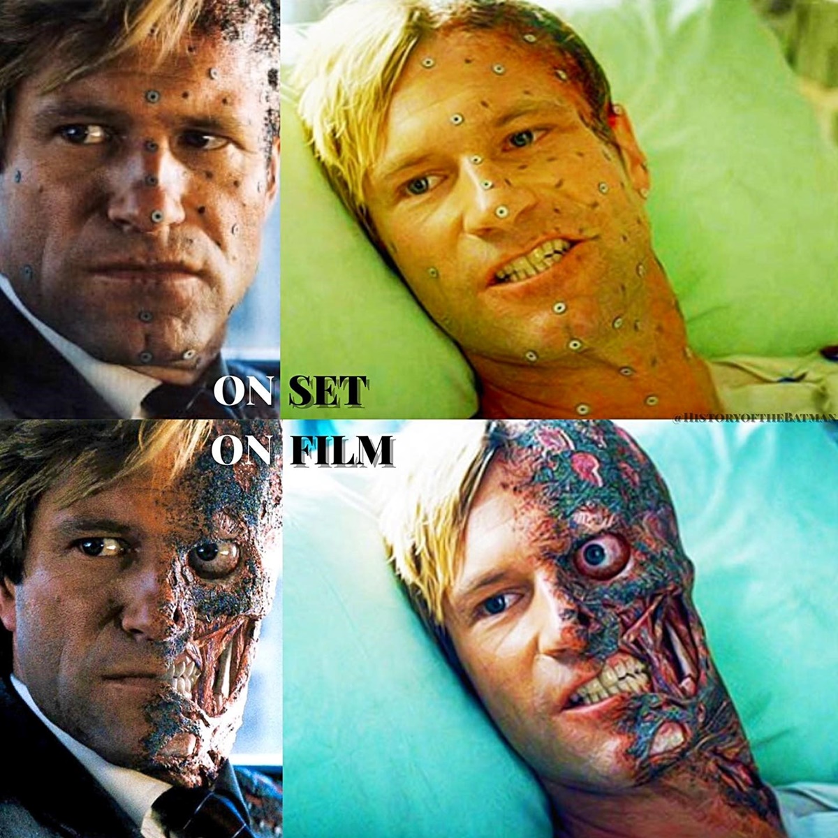 A tökéletes filmtrükk nyomában - Hogyan készült Harvey Dent arca? - Aaron Eckhart