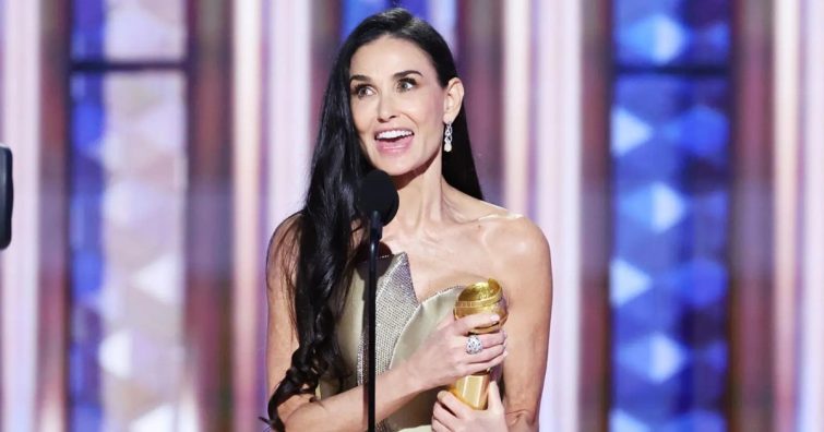 Golden Globe-díjátadó 2025: Magyar vonatkozású film lett a legjobb, Demi Moore is nyert 62 évesen először